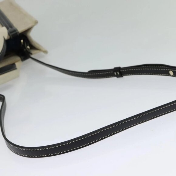 Chloe Woody Small Hand Bag Canvas 2way Beige Silver Auth am8330 - Picture 10 of 16